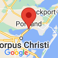 Map of Portland, TX US